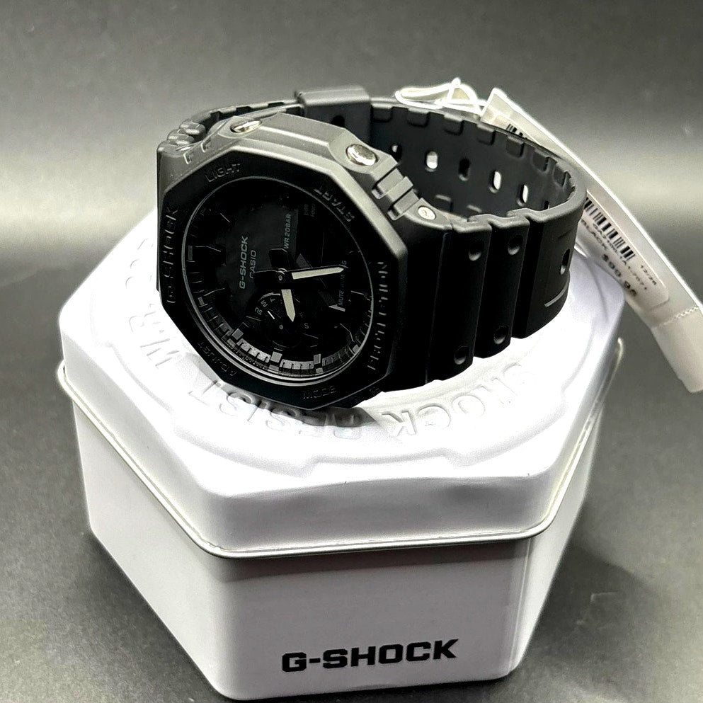 Casio G-Shock GA2100-1A1 Monochrome Black Carbon Core Analog Digital Men’s Watch