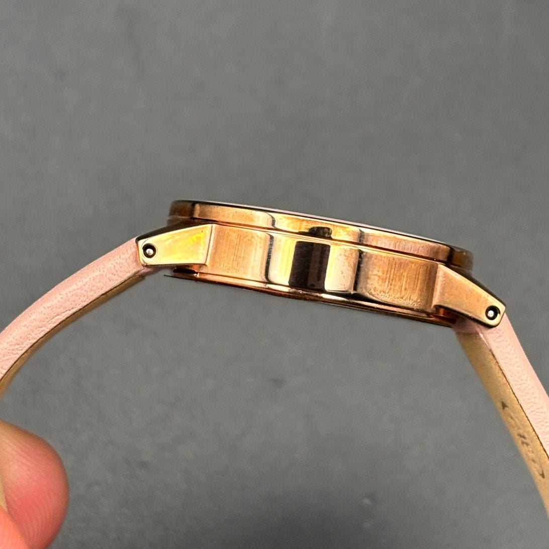 Tory Burch TBW2006 Women’s Gigi Pink Rose Gold Leather Quartz Watch NIBWT