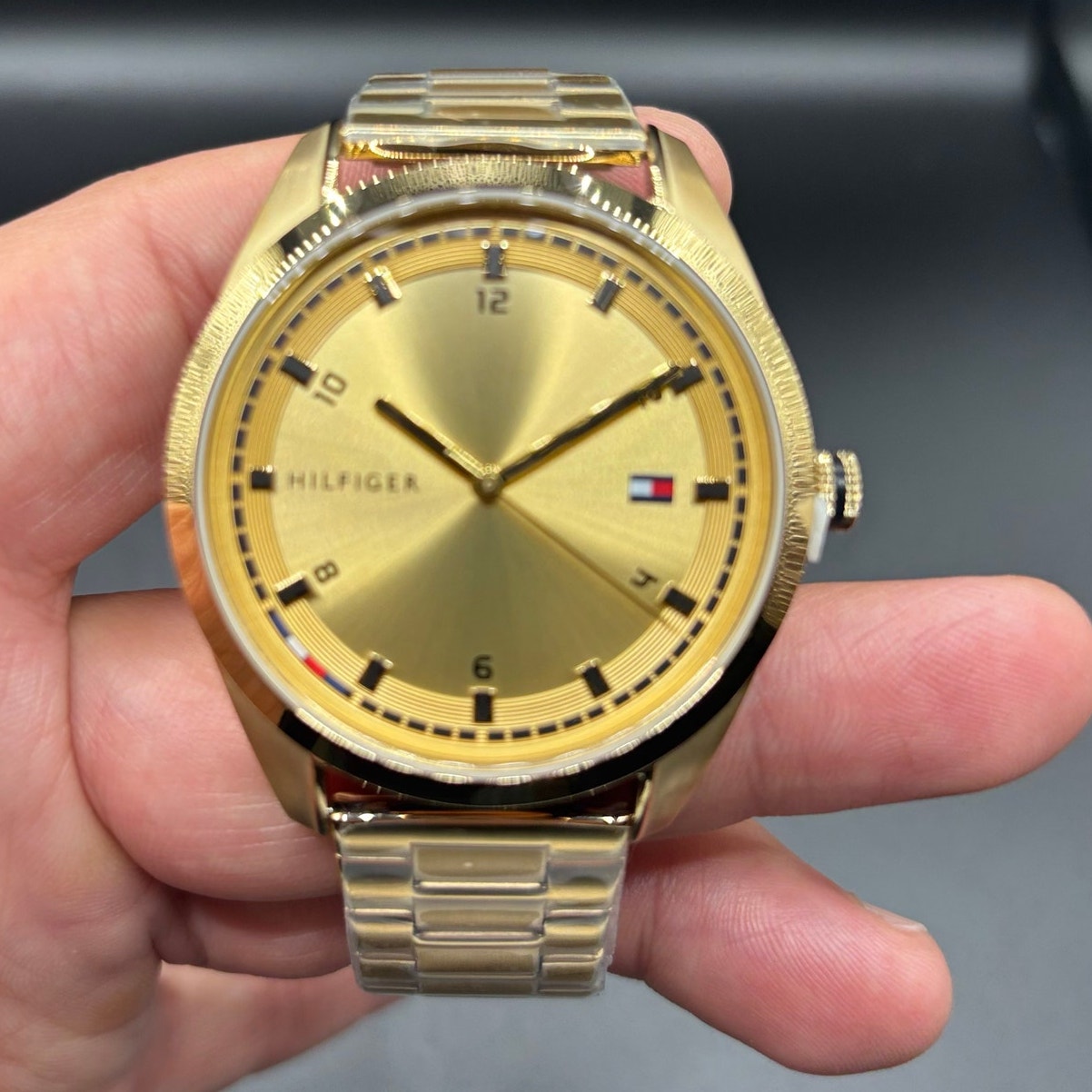 Tommy Hilfiger Griffin 1710457 Men’s 43mm Gold Stainless Steel Quartz NIBWT